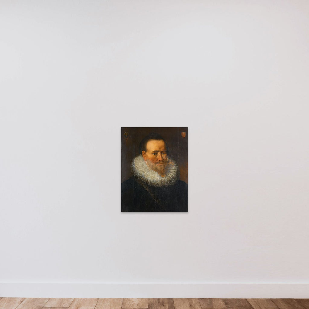 Portrait of a man, possibly Joris van Cats (c. 1590-1654) unframed — shown to scale