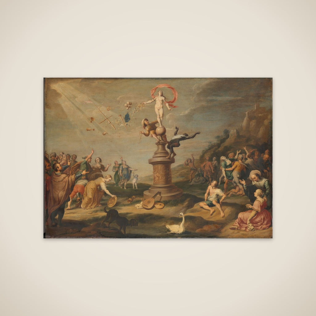 The Goddess Fortuna Bestowing her Gifts unframed print