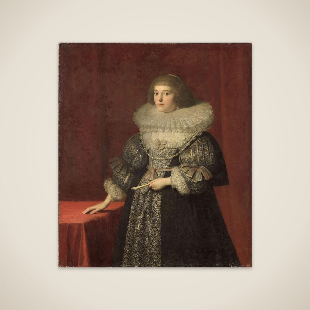 Portrait of Ursula (1594-1657), Countess of Solms-Braunfels unframed print