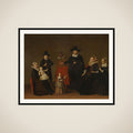 Family portrait, possibly the family of Joos Banckert (1599-1647) framed
