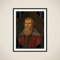 Portrait of Cornelis Haga (1578-1654) framed
