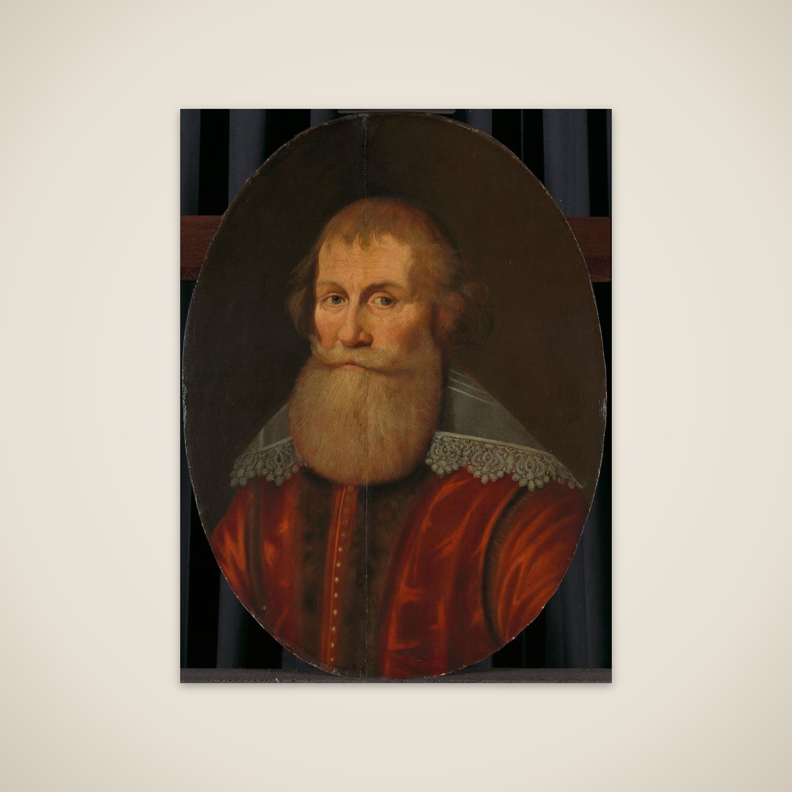 Portrait of Cornelis Haga (1578-1654) unframed print