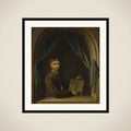 Portrait of a Painter framed