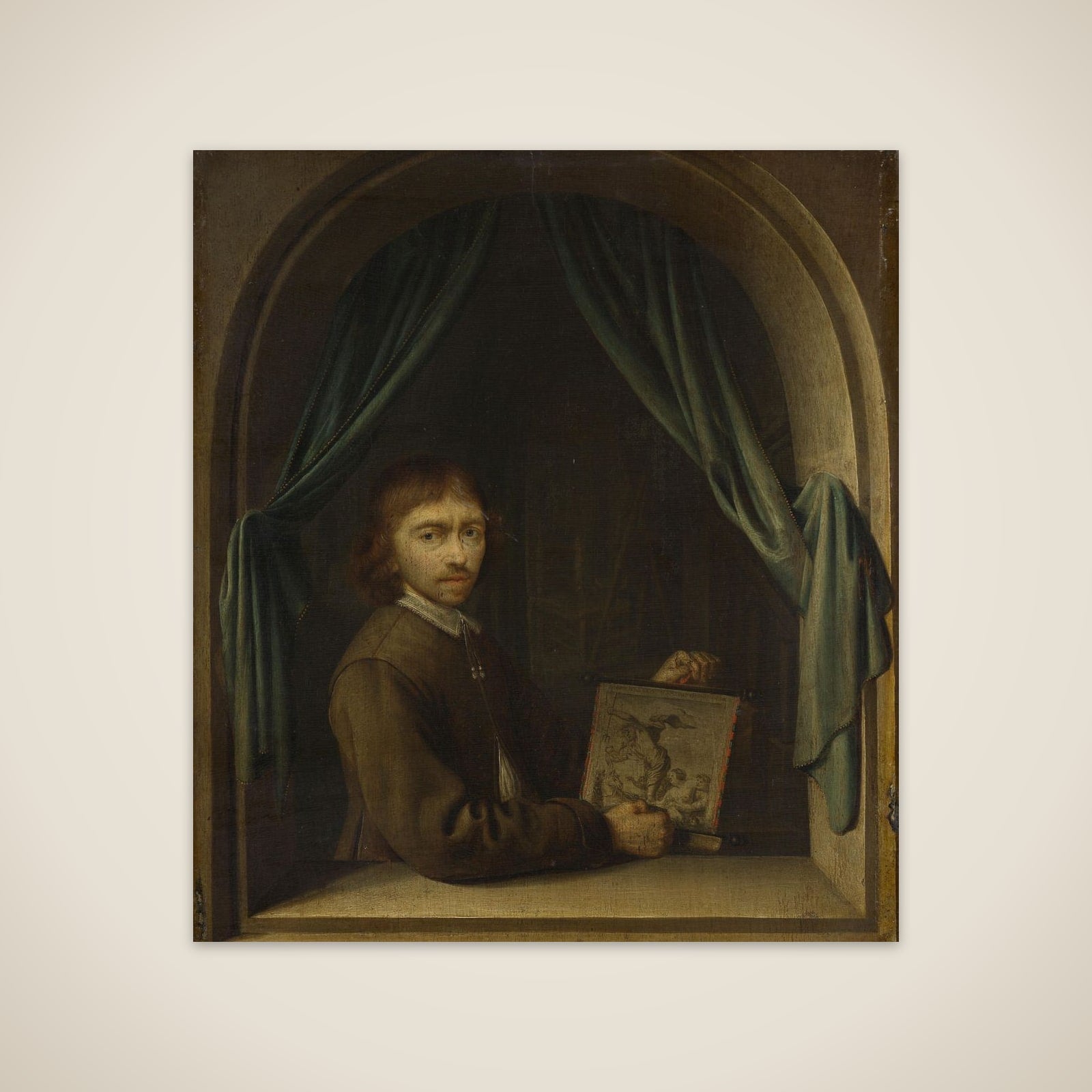 Portrait of a Painter unframed print