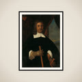 Portrait of Jan van Riebeeck (1619-77). Commander of the Cape of Good Hope and of Malacca and Secretary of the High Government of Batavia framed