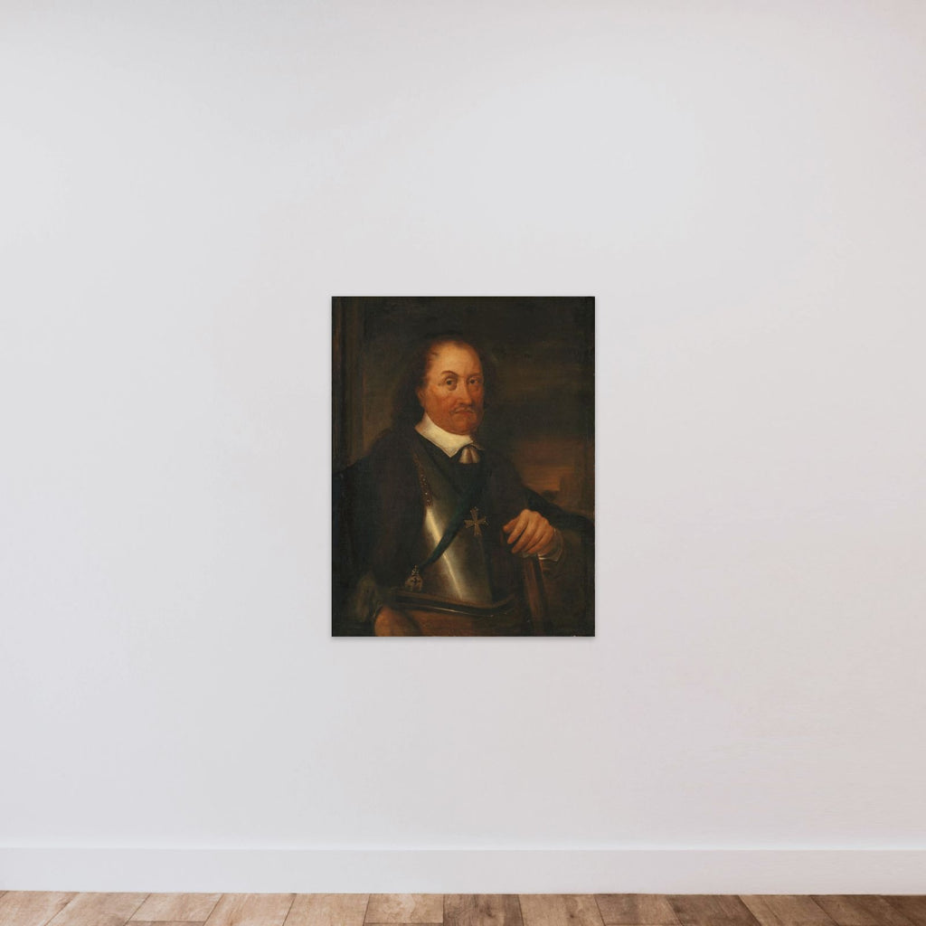 Portrait of Johan Maurits, Count of Nassau-Siegen, Governor of Brazil unframed — shown to scale