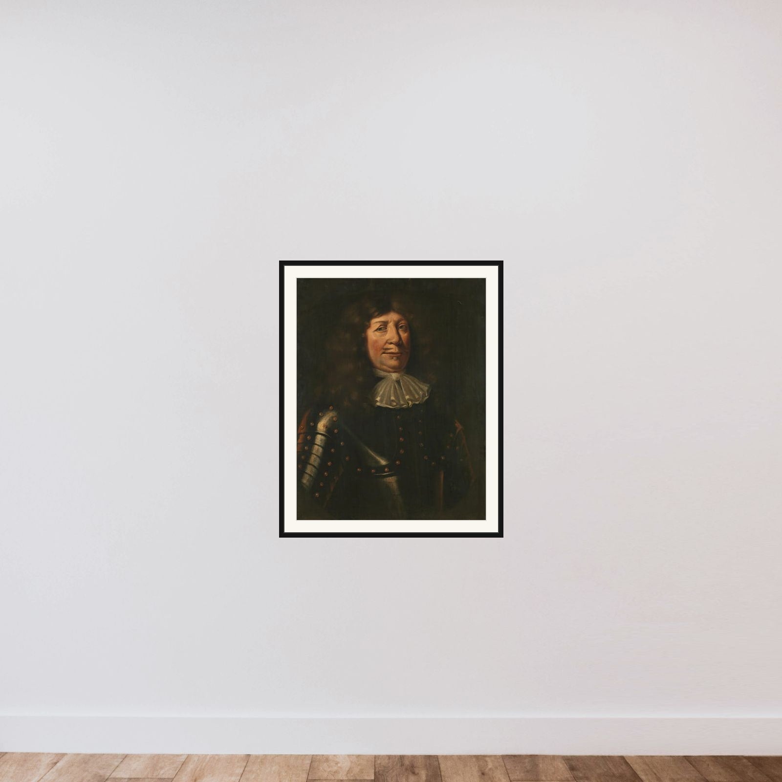 Portrait of Carel Rabenhaupt, Lieutenant-General framed — shown to scale