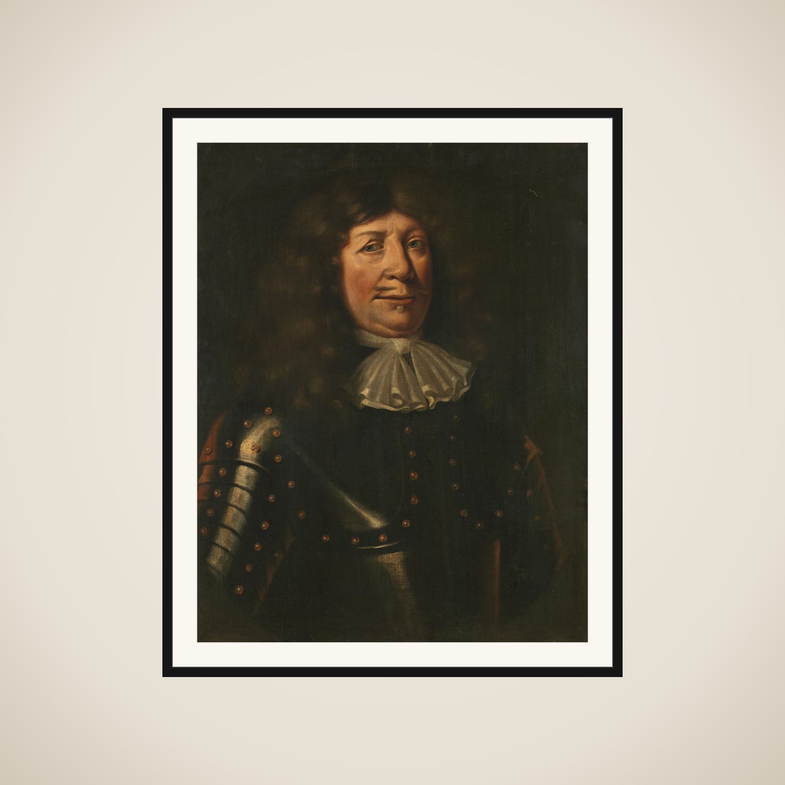 Portrait of Carel Rabenhaupt, Lieutenant-General framed