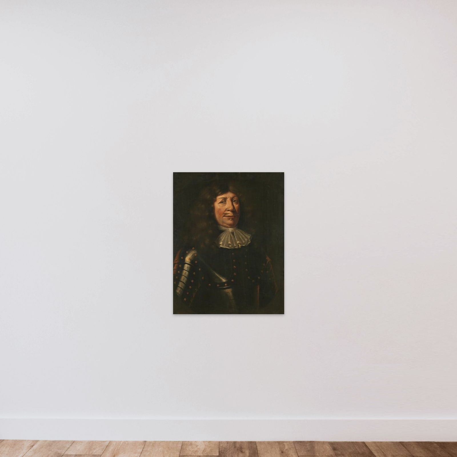 Portrait of Carel Rabenhaupt, Lieutenant-General unframed — shown to scale