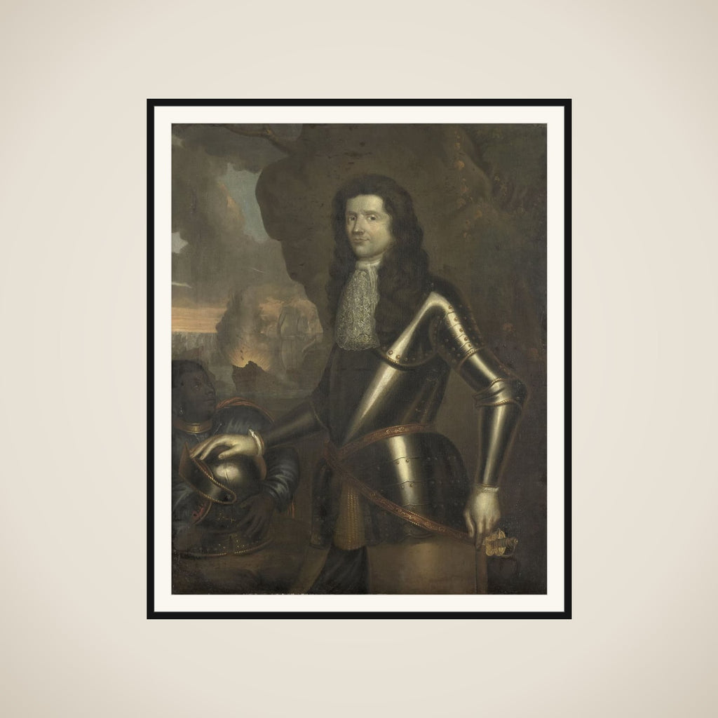 Portrait of an Admiral, probably Willem van Ewijck framed