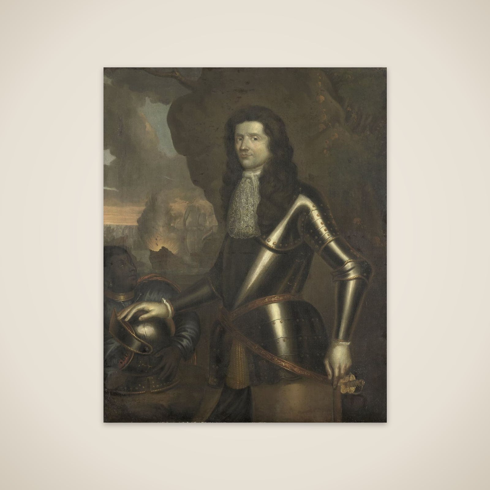 Portrait of an Admiral, probably Willem van Ewijck unframed print
