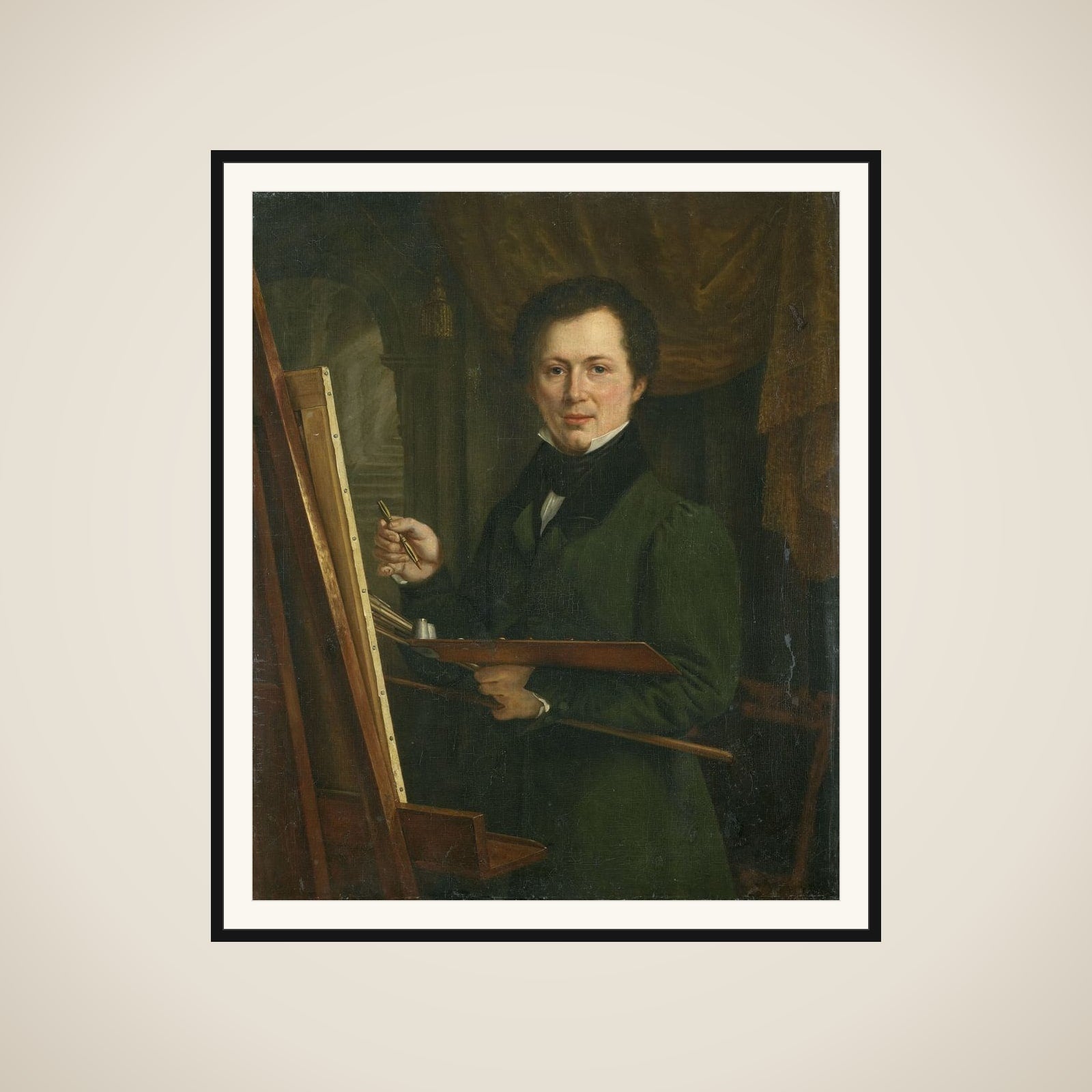 Portrait of a Painter framed