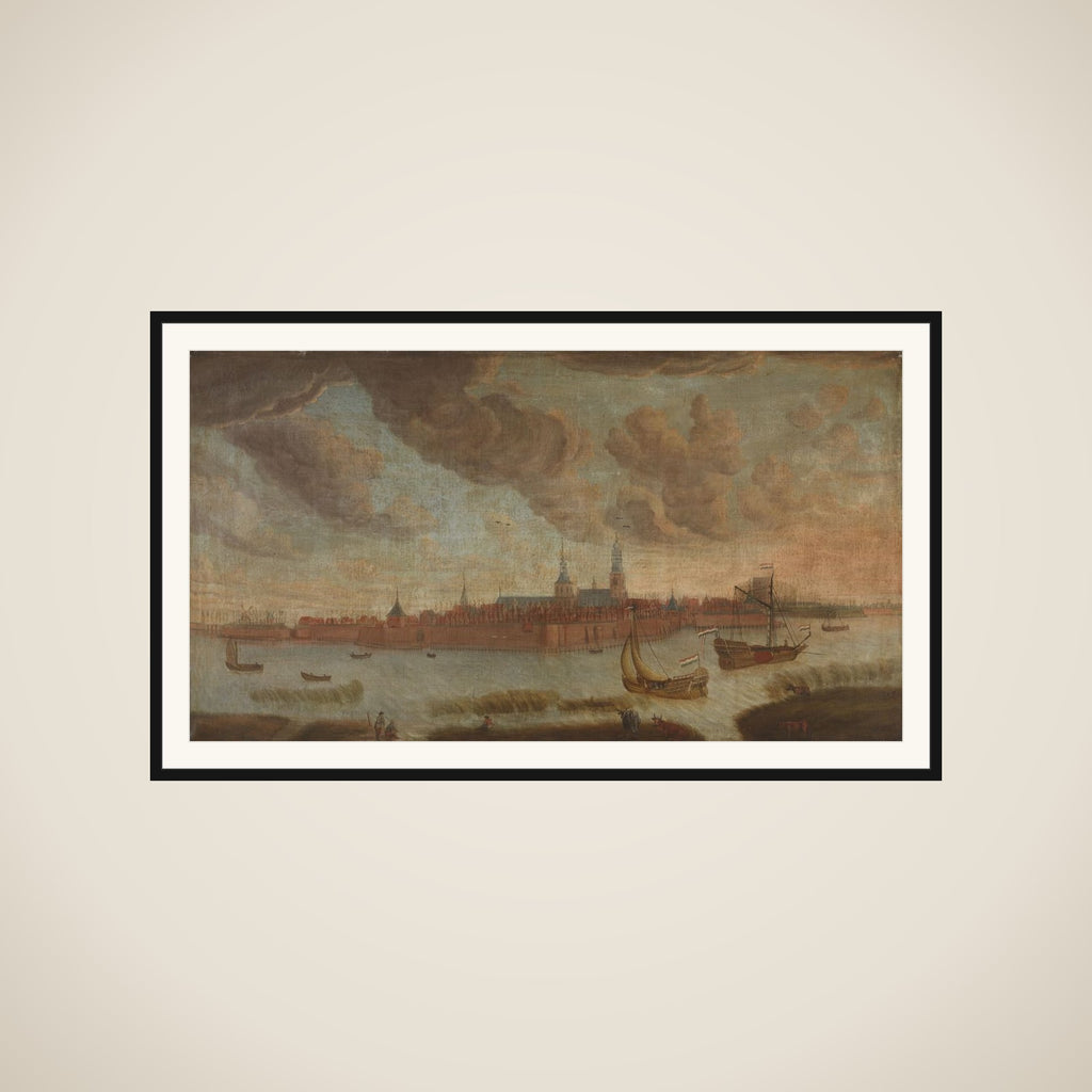 View of Heusden framed
