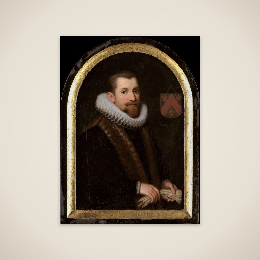 Portrait of Floris Gerritsz van Schoterbosch (c. 1562-1618) unframed print
