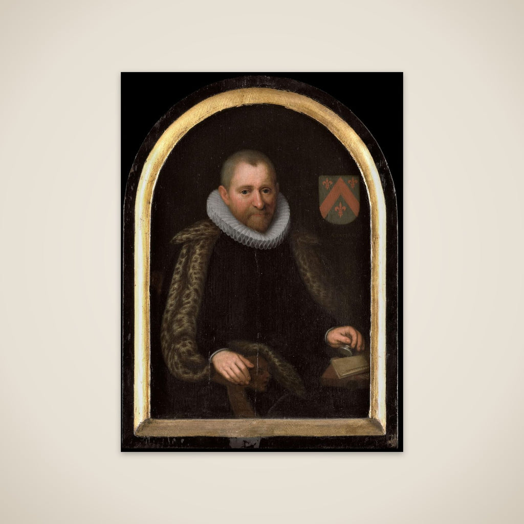 Portrait of Gerrit Willemsz van Schoterbosch (c. 1538-1611) unframed print