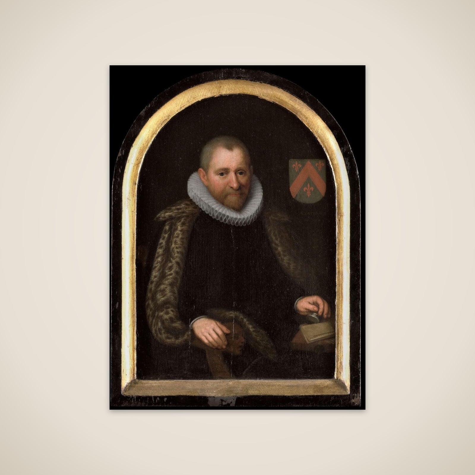 Portrait of Gerrit Willemsz van Schoterbosch (c. 1538-1611) unframed print