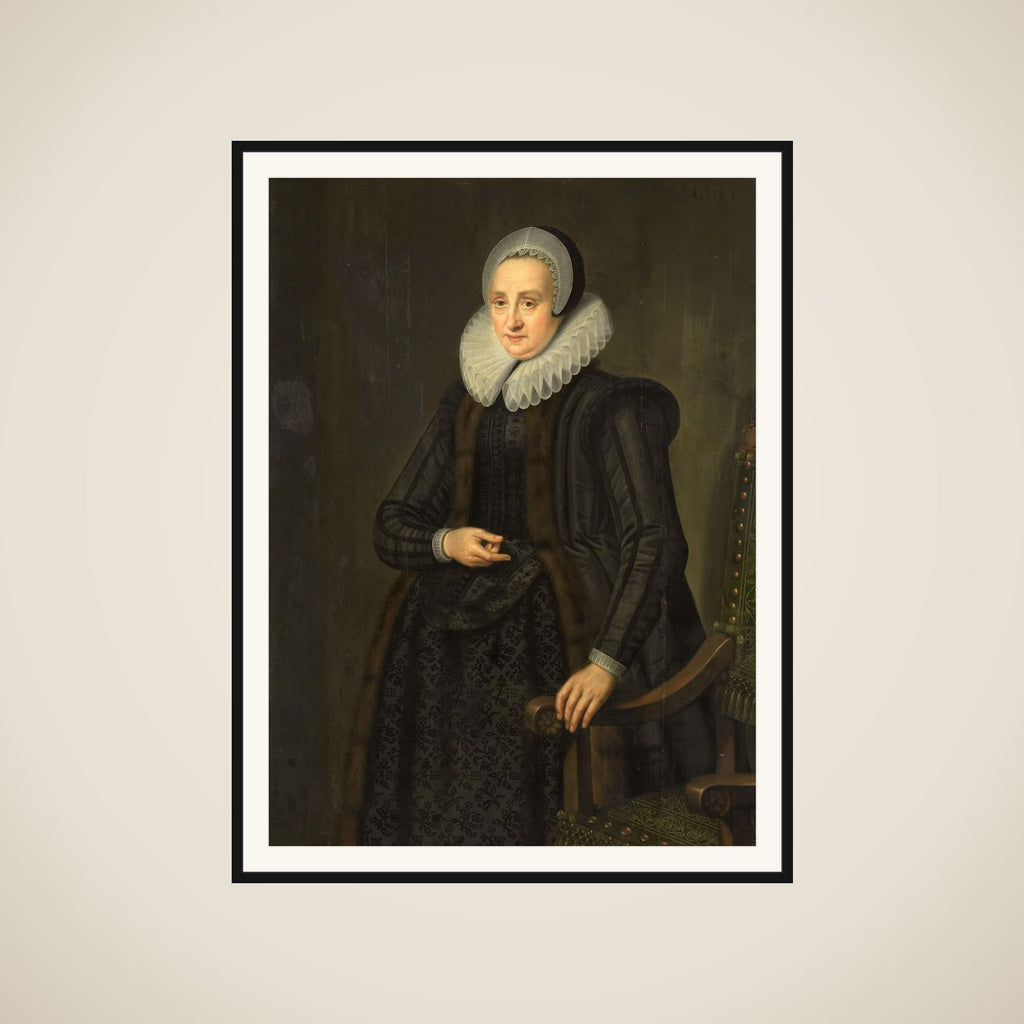 Portrait of Margarita Cassier framed
