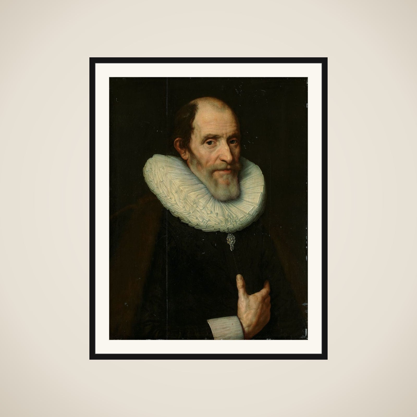 Portrait of a Man framed