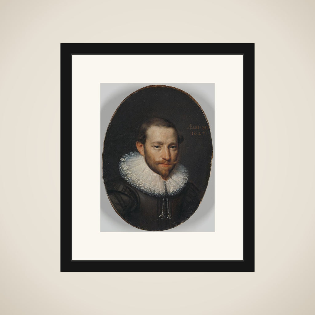 Portrait of a man framed