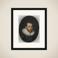 Portrait of a man framed