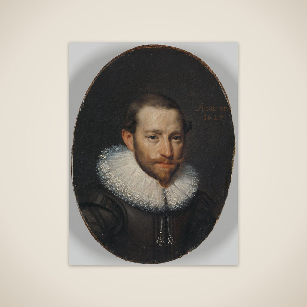 Portrait of a man unframed print