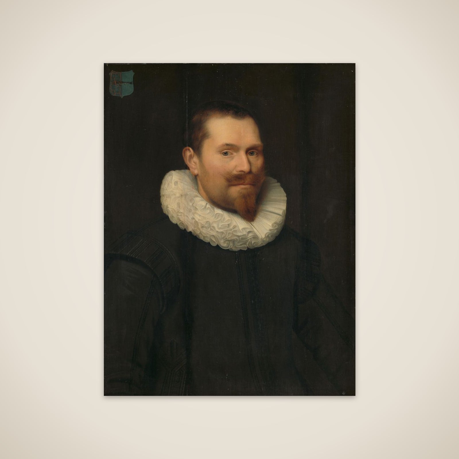 Portrait of a man unframed print