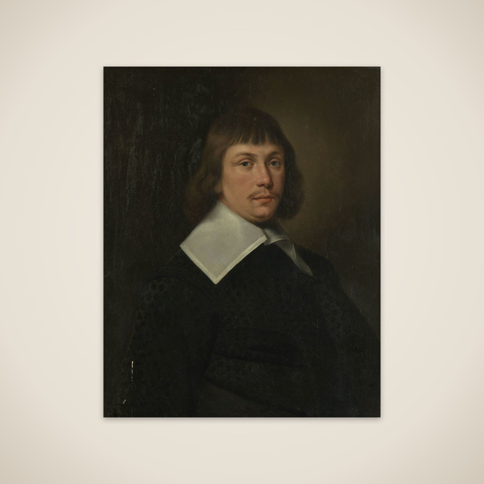 Portrait of a man unframed print