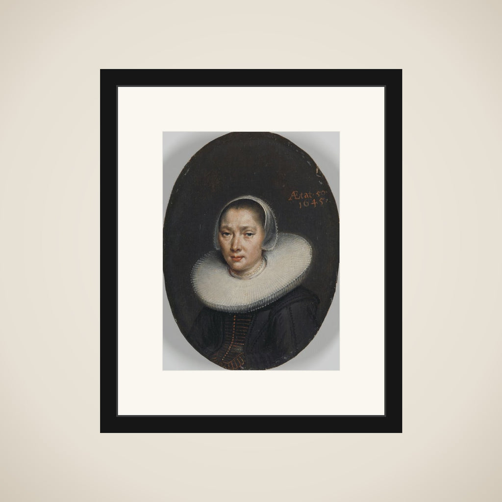 Portrait of a woman framed