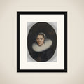 Portrait of a woman framed