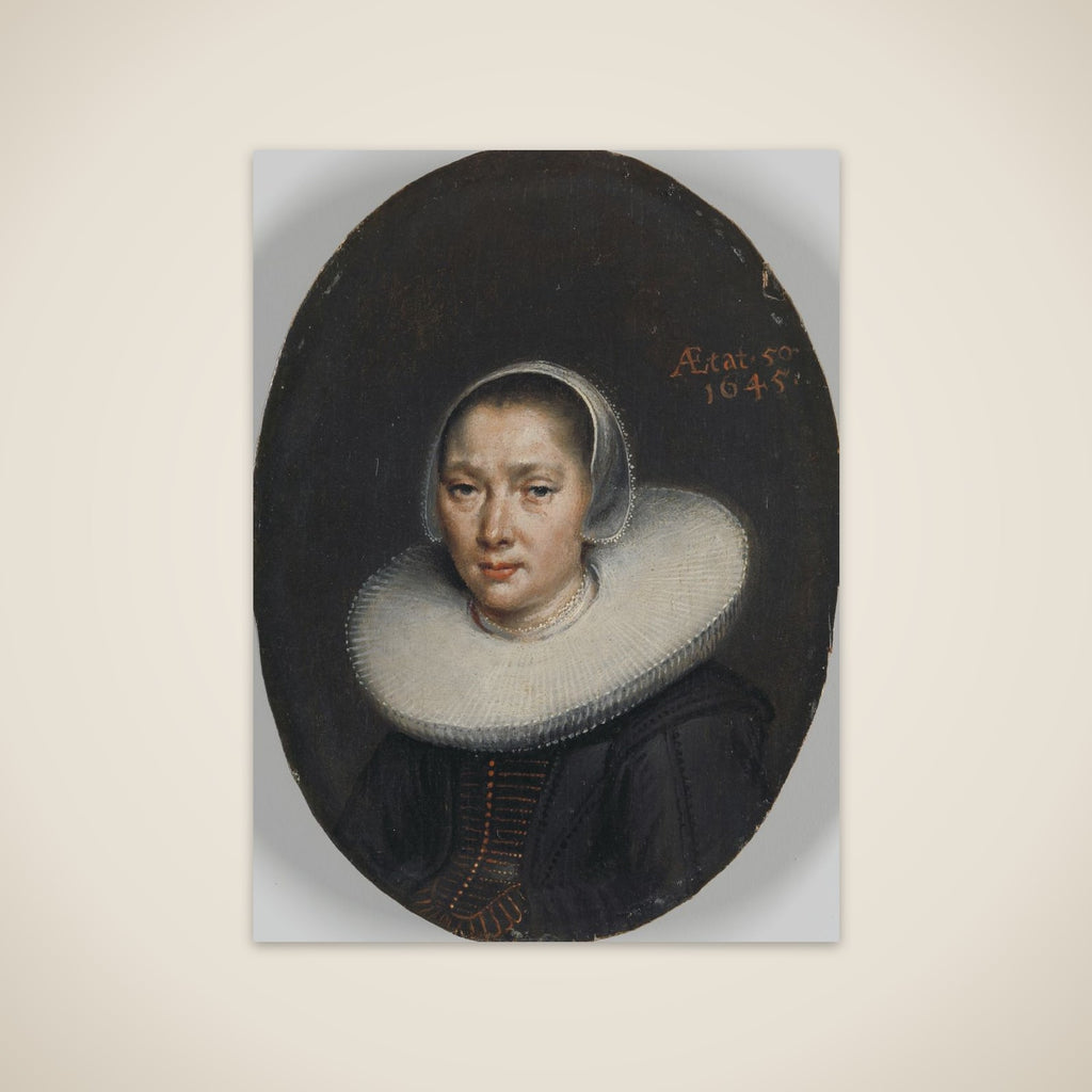 Portrait of a woman unframed print