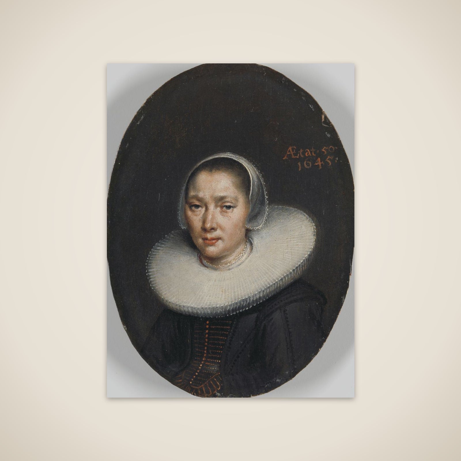 Portrait of a woman unframed print