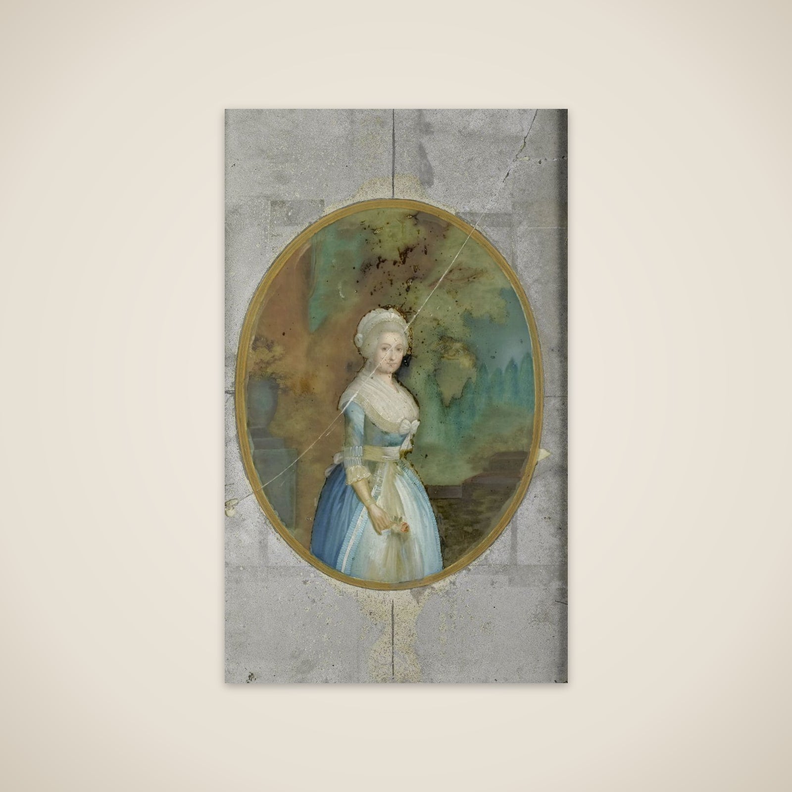 Portrait of a Woman in eighteenth-century Costume unframed print