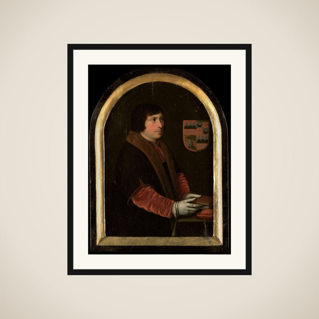 Portrait of Pieter Salina framed