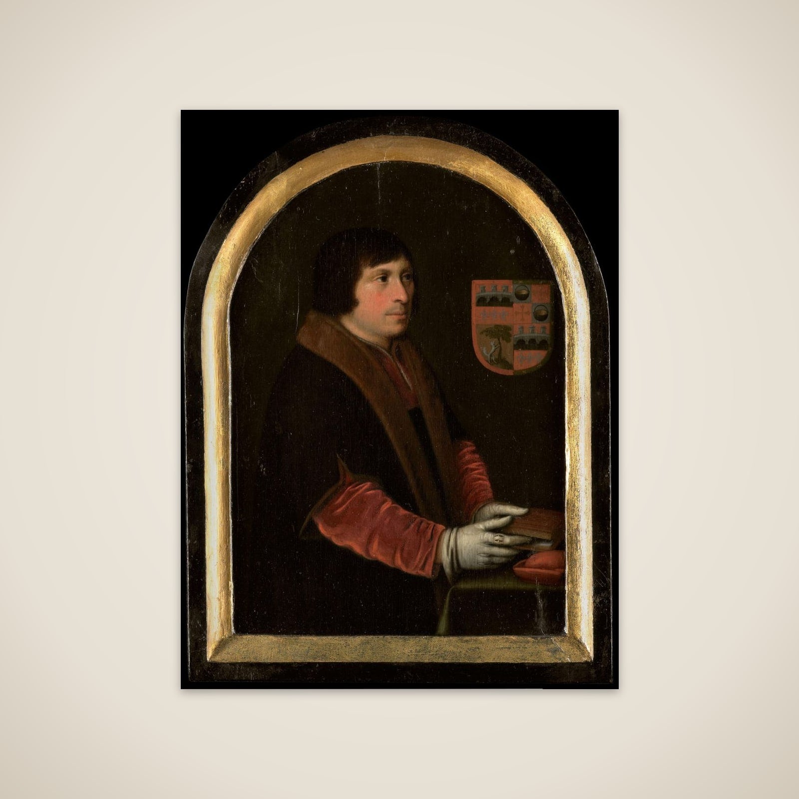Portrait of Pieter Salina unframed print