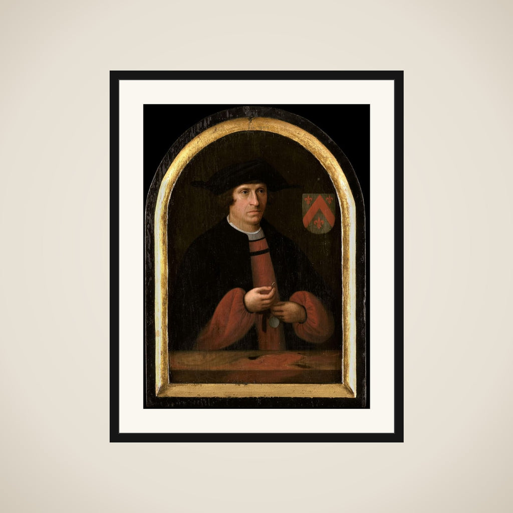 Portrait of Frans van Schoterbosch (c. 1484-?) framed