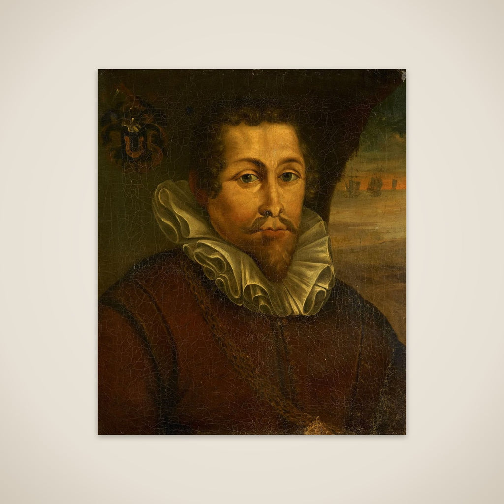 Portrait of Pieter Willemsz Verhoeff (c. 1573-1609) unframed print