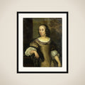 Portrait of a young woman framed