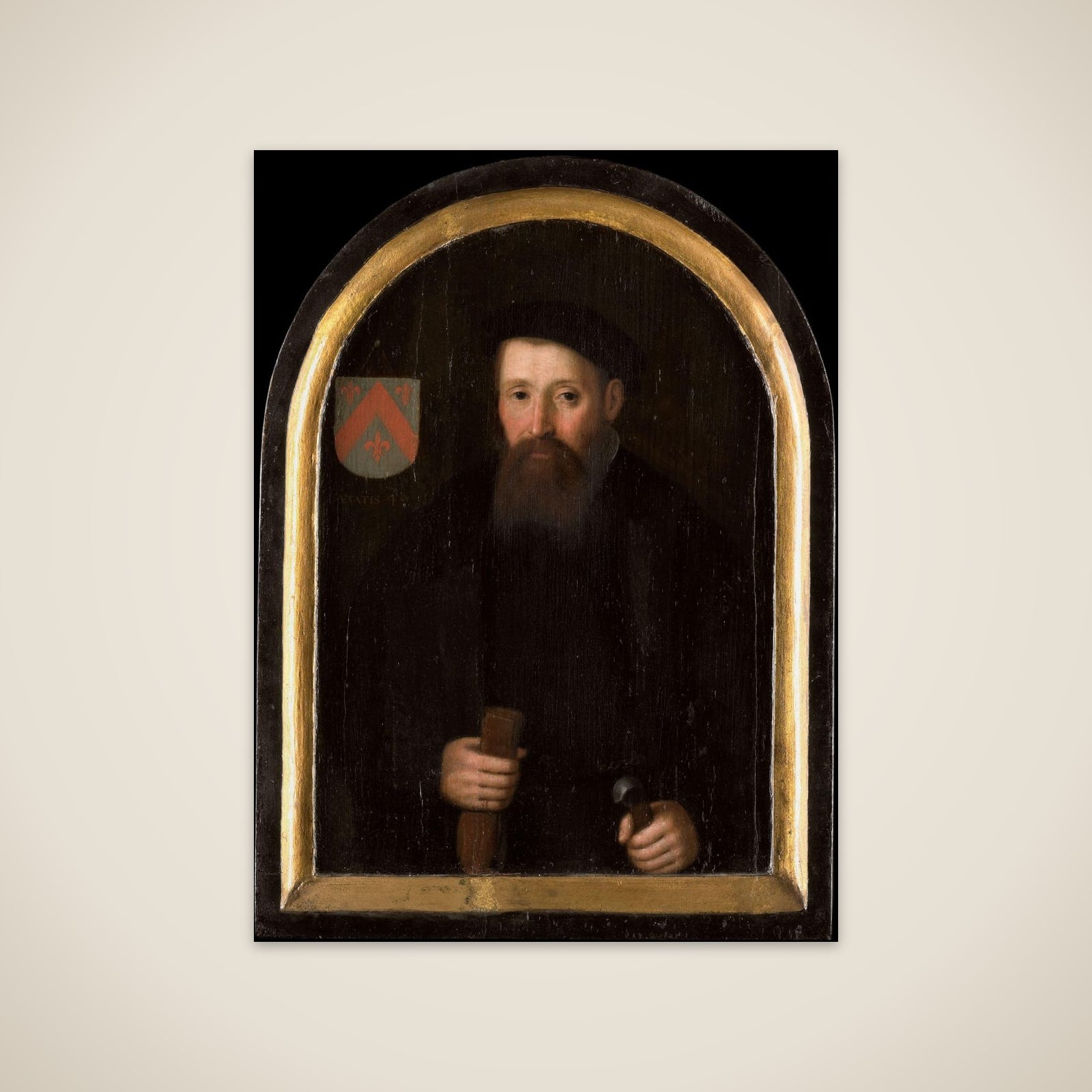 Portrait of Willem Fransz van Schoterbosch (c. 1510-?) unframed print