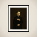Portrait of Charles van der Meulen, Missionary to Curaçao framed