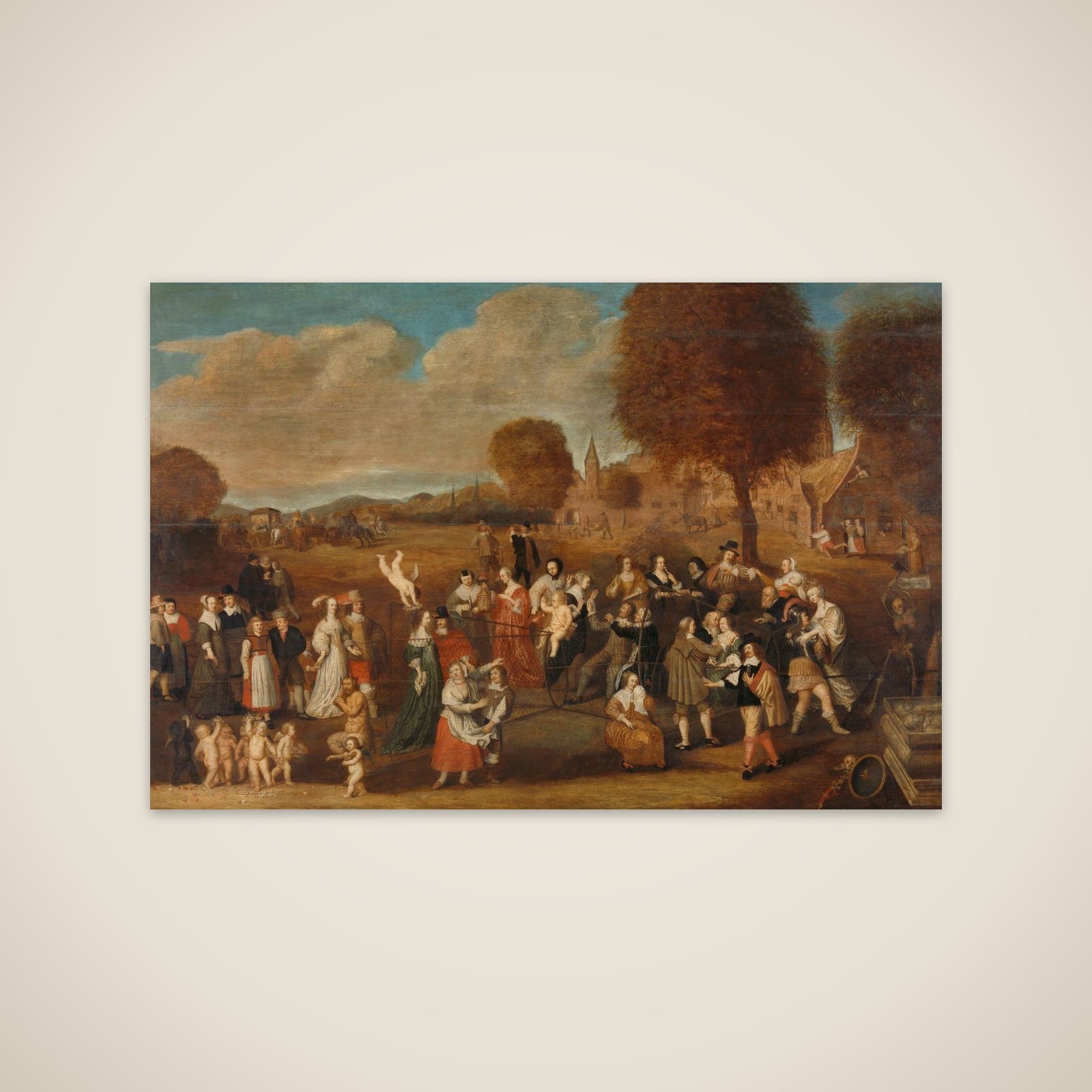 The marriage trap: an allegory of marriage unframed print