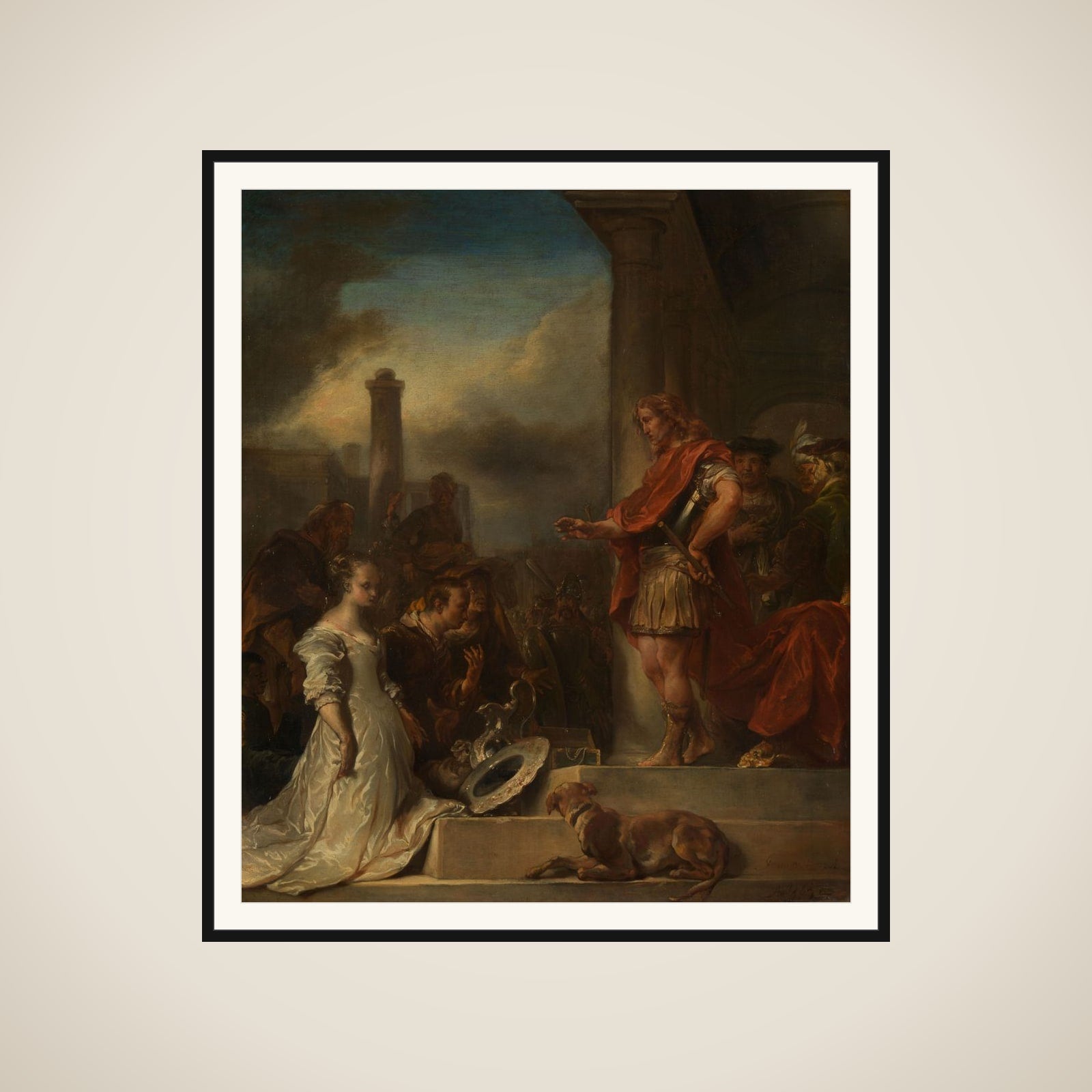 The continence of Scipio framed