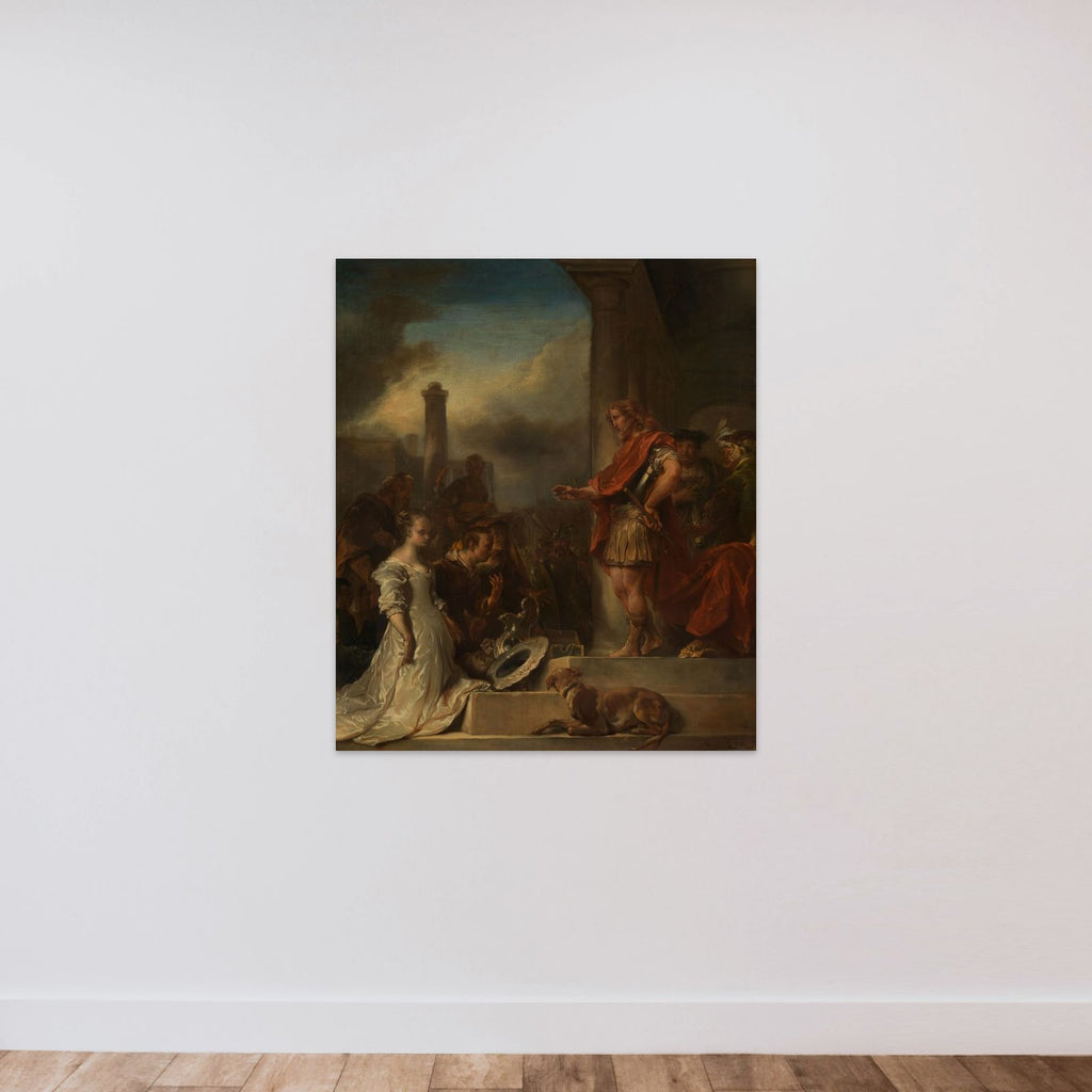 The continence of Scipio unframed — shown to scale