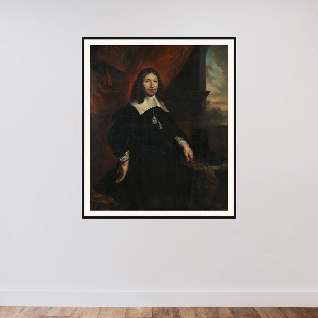 Dionijs Wijnands (1628-73). Amsterdam merchant, son of Hendrick Wijnands and Aeltje Denijs framed — shown to scale