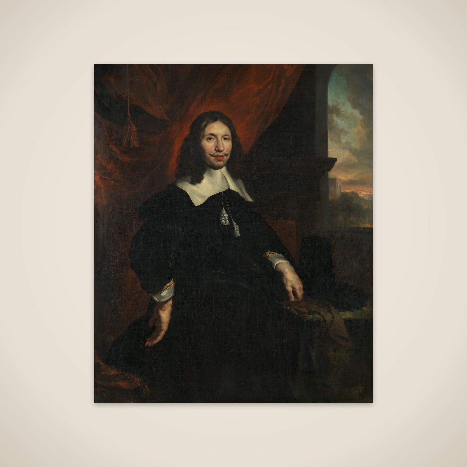 Dionijs Wijnands (1628-73). Amsterdam merchant, son of Hendrick Wijnands and Aeltje Denijs unframed print