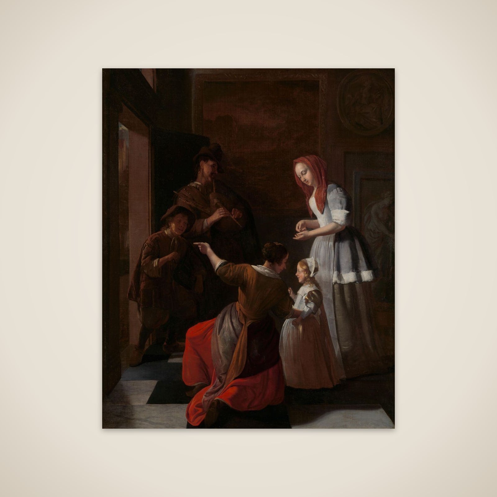 The players unframed print