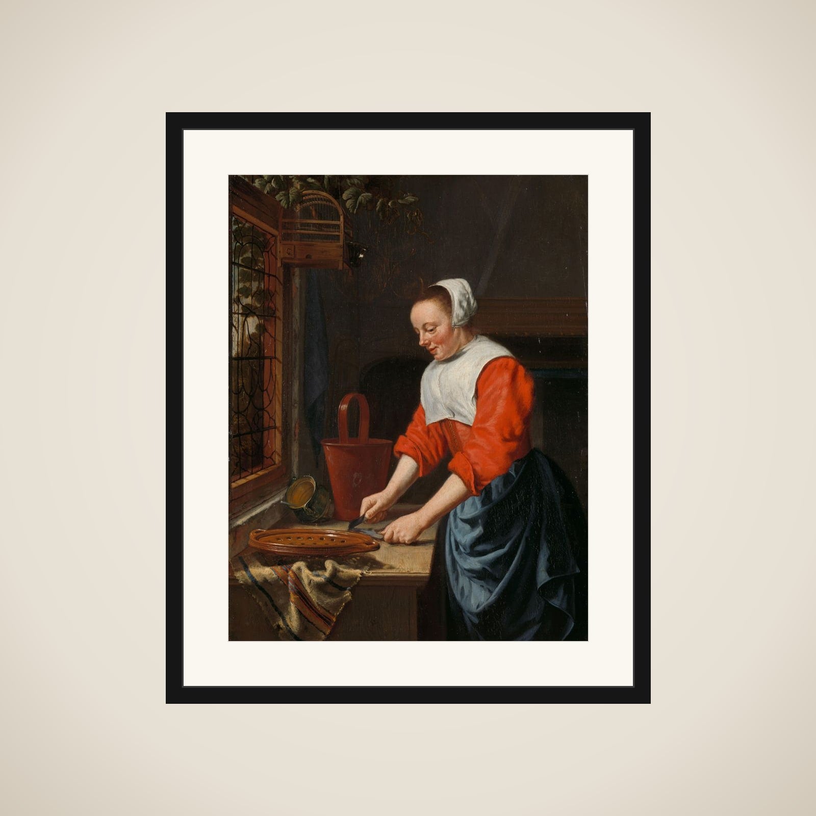 The servant girl framed
