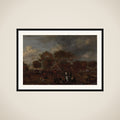 Farmstead with the Gentleman Farmer and his Wife and the Painter in the foreground framed