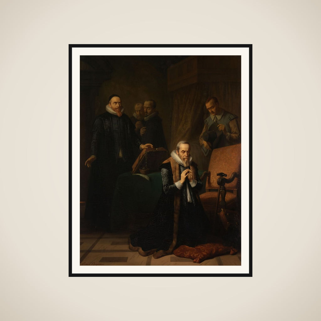 Het laatste gebed van Johan van Oldenbarnevelt framed