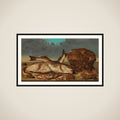 Still Life with Fish framed