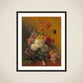 Still Life with Flowers framed